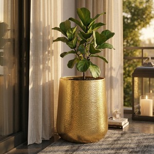 Juego de Macetas Modernas de Estilo Rústico con Soporte de Trípode Hecho a Mano para Decoración de Interiores - Product Image 4