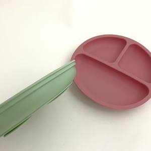 Food-Grade Silicone Suction Plate for Babies Toddler Feeding Tray Eco-friendly Baby-led weaning plate Microwave Dishwasher safe - Product Image 3