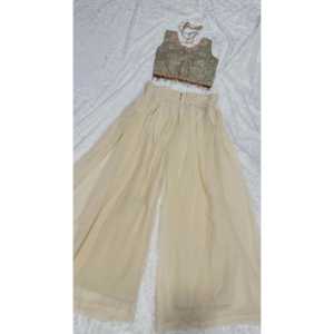 Stylish Women's Plazzo Set with <b>Mirror</b> & Stone Work Elegant Women's Sets - Product Image 1