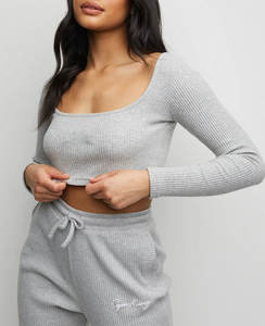 เสื้อยืดเอวลอยพิมพ์ลายสำหรับผู้หญิงเสื้อยืดครอปพิมพ์ลายเสื้อยืดพิมพ์ลายสกรีนโลโก้ออกแบบได้ตามต้องการระบายอากาศ - Product Image 6