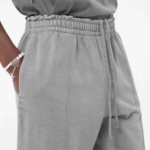 <span class=keywords><strong>Pantaloni</strong></span> Sportivi Larghi da Uomo di Alta Qualità con Chiusura a <span class=keywords><strong>Bottoni</strong></span>, Modello Dritto, Stile Casual, in Tessuto Canvas, Vita Media - Product Image 6