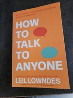 Cómo hablar con cualquier persona, Leil Lowndes, libro de bolsillo de alta calidad para educación de adultos, comunicación, habilidades sociales, autoayuda, éxito en ventas