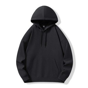 Sweat à capuche oversize pour homme, en coton épais doublé, personnalisable, à épaules tombantes, idéal pour le sport et le printemps, qualité supérieure, vente en gros - Product Image 2