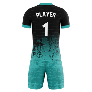 Uniforme de Fútbol Personalizado para Clubes, Transpirable, de Secado Rápido, Cómodo, Unisex, para Adultos, Diseño de Color Personalizado, 100% Poliéster - Product Image 3