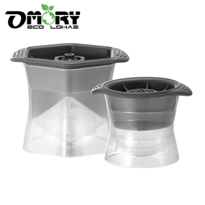 Moule à glaçons en silicone multifonction OMORY, écologique, pour glaçons ronds - Product Image 1