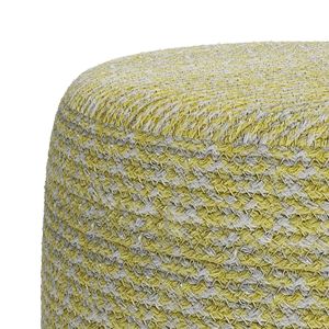 Pouf e Sgabelli Intrecciati Rotondi Giallo Naturale/Opaco Bayley - Categoria Prodotti - Product Image 2