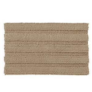 Tapis de douche en chenille à rayures, séchage rapide, personnalisable avec logo, style tendance pour sécher les pieds - Product Image 2