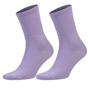 Calcetines Deportivos de Algodón para Mujer, Coloridos, para Tenis, 6 Pares, Talla de Zapato 5 a 10 - Product Image 2