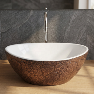 Vistaar Blue Ceramic Vessel Sink Table Top Modern Lavabo for Hotel, Home, Hospital, Mall and Villa with Lifetime Warranty - Product Image 4