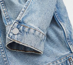 OEM Manufacturer Soft Touch Ladies Denim Jacket Breathable New Fine Quality Cotton Made <b>Women</b> <b>Light</b> <b>Blue</b> Denim Jackets - Product Image 5