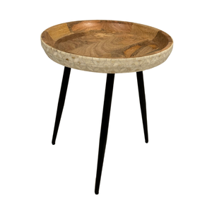 Mesa Auxiliar Redonda de Madera de la Mejor Calidad, Hecha a Mano, para Sala de Estar, Dormitorio, Decoración de Sofá, Disponible para la Venta al Por Mayor - Product Image 6