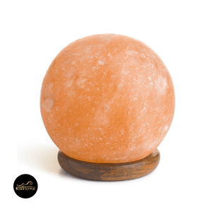 Lámpara de Sal Esférica, Bola Tallada Geométricamente, Decoración Moderna de Madera con Tema de Amor, Estética, Fabricación OEM, Lámparas de Sal Rosa - Product Image 1