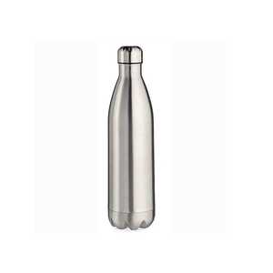 Sleek Brushed Stainless Steel Water Bottle Single Wall Reusable Metal <b>Drinkware</b> Leakproof Sports Flask for School Office Gym - Product Image 3