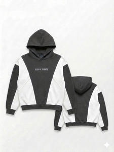 Sweat à capuche en molleton personnalisé pour homme, logo personnalisé, qualité supérieure, coupe oversize, vêtements décontractés de luxe, vente en gros, directement de l'usine - Product Image 3