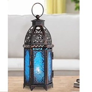 Exclusive Designer Decorative Candle Holder <b>Black</b> Finishing Tall Size Metal <b>Lantern</b> At Wholesale Price - Product Image 1