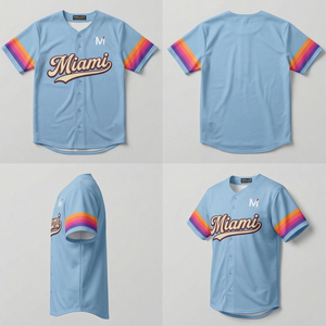 Camiseta de béisbol estilo vintage, uniforme deportivo personalizado para equipos, tela premium transpirable, Estados Unidos, Europa, MALUZA INDUSTRIES - Product Image 6