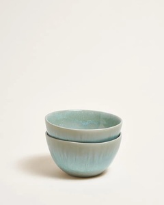 Tazón de Cerámica Verde Aqua Artesanal, Acabado Esmaltado a Mano, Forma Redonda Compacta, Duradero, Apto para Alimentos, Perfecto para Servir con Elegancia - Product Image 4