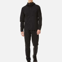 Ensemble de survêtement imperméable et coupe-vent de haute qualité pour hommes, veste de sport à capuche et pantalon de jogging, ensemble 2 pièces