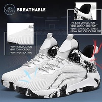 Chaussures de basket-ball pour hommes personnalisées, légères, respirantes, pour l'été et le printemps, chaussures de sport décontractées pour joueurs professionnels