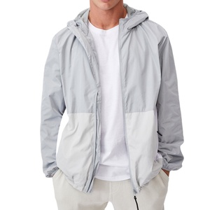 Breathable High Quality Custom Outdoor Casual Windbreaker <b>Jacket</b> <b>Waterproof</b> Canvas Zipper <b>Thin</b> Lightweight Men's <b>Jackets</b> - Product Image 3