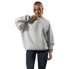 Ropa de calle Unisex OEM logotipo personalizado mujeres tendencia mejor precio cómodo mujeres manga larga desgaste más tamaño sudadera - Product Image 1