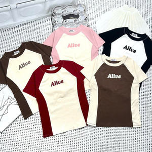 เสื้อยืดลายการ์ตูนผู้หญิงน่ารัก ผ้าฝ้ายนุ่ม ระบายอากาศได้ดี ซักได้ สไตล์ลำลอง ใส่ได้ทุกฤดู แมทช์กับกางเกงยีนส์หรือกระโปรงได้อย่างลงตัว - Product Image 2