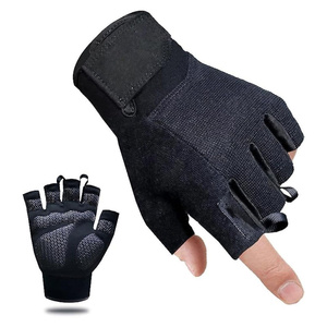Cycle Gloves No <b>slip</b> Breathable Soft Fabric Cycling Gloves Custom Logo High Quality Training Workout <b>Half</b> Finger Latest Design - Product Image 1