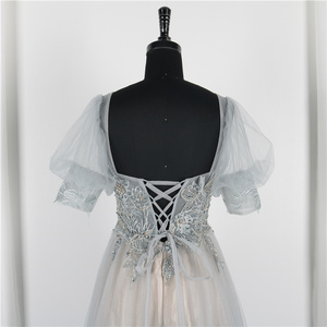 Vestido de Fiesta de Último Diseño, Vestidos de Noche Elegantes para Mujer, Vestidos de Gala con Mangas - Product Image 6