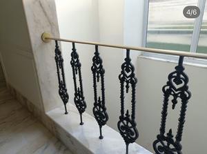 Barandillas de Hierro Forjado de Lujo al por Mayor, Barandas Decorativas con Diseños Clásicos, Recubrimiento en Polvo, Duraderas, para Uso en Escaleras Interiores - Product Image 2