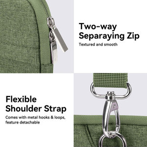 Sac pour ordinateur portable homme/femme, best-seller, plusieurs compartiments spacieux, poches intérieures multiples, cuir véritable, léger, imperméable - Product Image 2