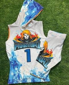 Uniforme de football américain pour jeunes, conception personnalisée, maillots à capuche, uniformes de football 7v7, sac de sport, shorts, chemises respirantes, vente en gros - Product Image 3