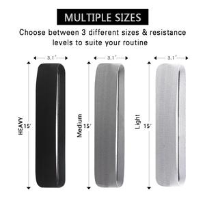 Bandes de Résistance pour Entraînement des Fessiers et des Jambes, Cercles de Yoga Élastiques en Polyester, Coton et Latex pour la Remise en Forme - Product Image 6