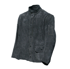 Veste de soudeur homme nouvelle collection en cuir de vachette à col montant pour le printemps – Vêtement de sécurité en gros - Product Image 6