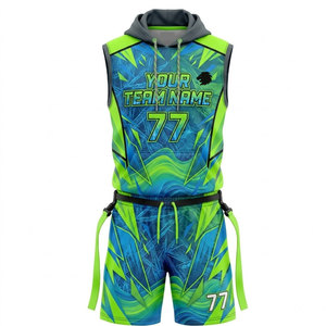Uniformes de Flag Football Ideales para Juegos en Interiores y Exteriores, Calidad Premium, Impresión de Logotipo Personalizado, Uniforme de Flag Football Más Vendido - Product Image 1