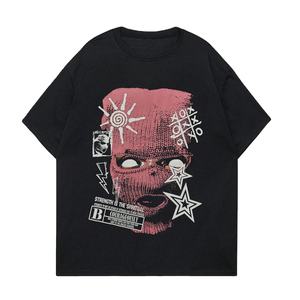 Camiseta de manga corta con estampado DTF personalizado para hombre de alta calidad 2025 algodón 100% - Product Image 1