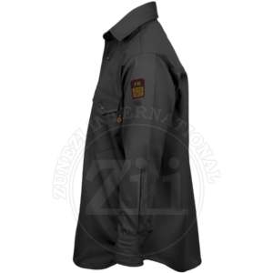 Chemise de travail de sécurité en coton soudé haute visibilité, ignifuge, certifiée CE, avec pack respirateur – Meilleures ventes - Product Image 3