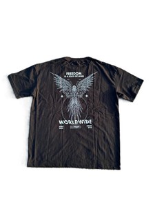 Camiseta de Manga Corta Negra para Hombre, Corte Regular, Cuello Redondo, Color Sólido, Diseño Informal de Punto Jersey - Product Image 3