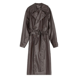 Abrigo Corto Rojo Cereza para Mujer, Estilo Moderno 2026, Chaqueta Casual de Cuero con Doble Botonadura y Mangas Largas - Product Image 1