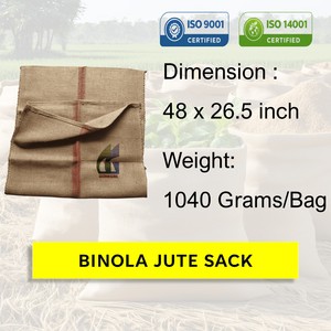 Nouveau sac en jute de qualité alimentaire Binola 122 x 68 cm 1040g, sacs d'emballage bangladais 100 kg, fournisseur en gros Goodman Global Bangladesh - Product Image 2