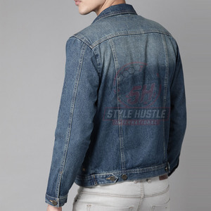 Veste en jean de qualité supérieure, très vendue, confortable et respirante, pour homme, pour l'hiver, en vente en ligne - Product Image 2