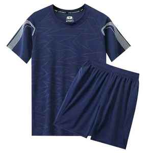 <b>Prime</b> Power Men's Twin Set T-Shirt and Shorts Breathable Quick Dry Polyester Casual Summer High Street Style Custom Wholesale - Product Image 3