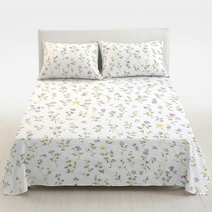 Sábana Ajustable King Size de Lujo Moderno |   Ropa de Cama de Diseño en Algodón Glaseado Pesado |    Funda de colchón elástica con 2 fundas de almohada - Product Image 1