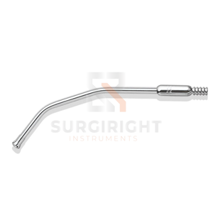 Aspirateur Yankauer à double courbure en acier inoxydable, instrument chirurgical d'aspiration pour évacuation contrôlée des fluides par SurgiRight - Product Image 4