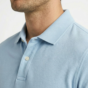 Camisas de Golf Casuales Elegantes de Secado Rápido para Hombre, de Algodón de 180 GSM, con Cuello Camisero y Logotipo Personalizado de Alta Calidad Impreso por Transferencia de Calor - Product Image 4