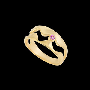 Anillos de Plata de Ley S925 de Alta Calidad con Zafiro Rosa Natural y Diamantes, Chapados en Oro, Joyería Fina, Regalos Especiales para Novias - Product Image 6