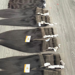 Extensiones de Cabello Remy Vietnamita Natural de 8-32 Pulgadas, Tejido de Cabello en Todos los Colores, 100 g, Venta al por Mayor, Encaje HD - Product Image 2