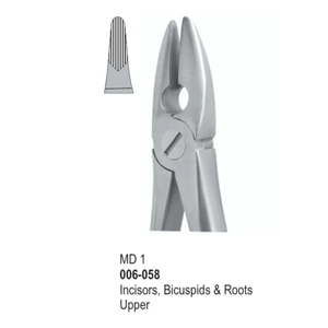 Vitra Zahnärztliche Extraktionszange MD 1 |   Sensen-, Widerhaken- und Unterzähne sowie Wurzeln |   Edelstahl |   CE-zertifiziert - Product Image 1