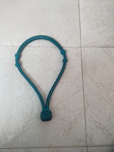 Cuerda de cuero crudo cómoda sin bocado para entrenamiento de caballos, tipo Bosal, para equitación western, Hackamore, de alta calidad, FAB LEATHERS - Product Image 2
