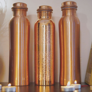 Botella de Hidratación Portátil Reutilizable de Lujo Copper Heritage para Cafetería y Cócteles - Product Image 1