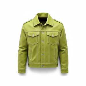 Vestes en cuir pour hommes Coder Sports, tendance, durables, personnalisables sur le devant, imperméables et respirantes, doublées de polaire, de haute qualité, vente en gros - Product Image 1